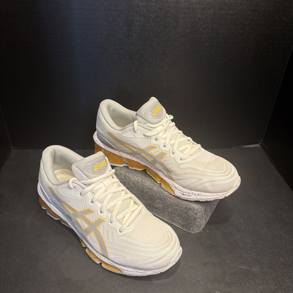 Asics Gel-Quantum 360 Vll 7 White Saffron Men's Size 7 , Women's Size 8 EU 40
